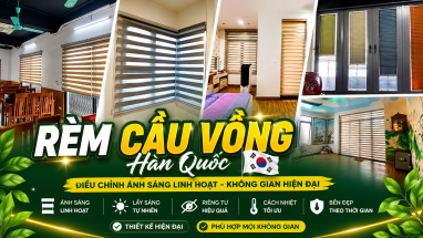 Rèm cầu vồng Hàn Quốc cao cấp | Rèm Titan