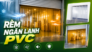Rèm nhựa PVC ngăn lạnh | Rèm Titan