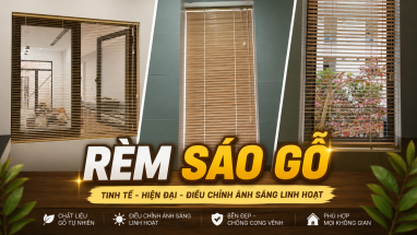 Rèm sáo gỗ tự nhiên cao cấp | Rèm Titan