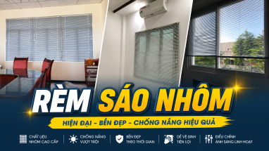 Rèm sáo nhôm văn phòng | Rèm Titan